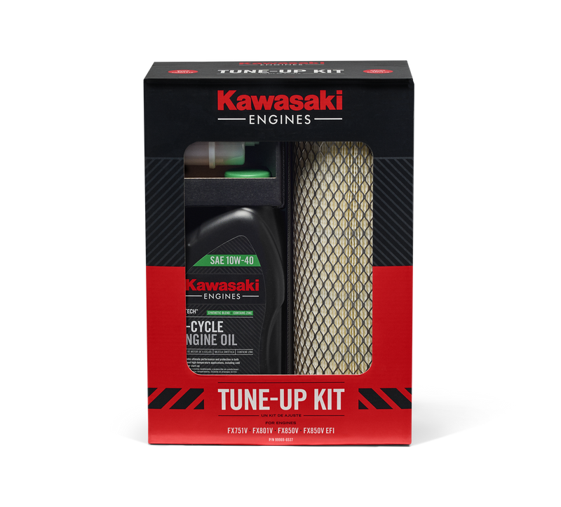 Kawasaki Maintenance Kit with 10w-40 Oil for FX850V,801V,751V Series Engines Carbureted and EFI - 99969-6537